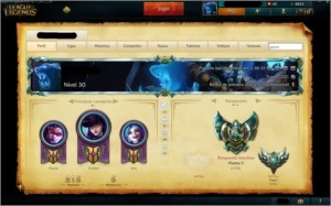 Conta Platina V, 126 Skins - League of Legends LOL