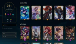 Conta 261 Skins Platina League Of Legends LOL