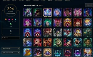 Conta League of Legends 408 SKINS EX MESTRE LOL