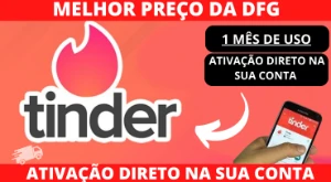 Tinder Plus - 1 Mês de uso + Entrega Automática