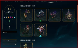 Conta Lol +13 Anos Muito TOP - League of Legends