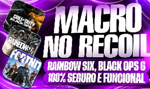 MACRO Fortnite, Call Of Duty, Rainbow Six - 100% SEGURO!