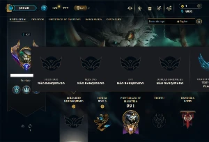 Conta Unranked com todos os Champs e 461 Skins (Nível 936)