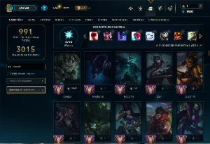 Conta Unranked com todos os Champs e 461 Skins (Nível 936) - League of Legends LOL