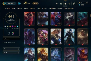 Conta Unranked com todos os Champs e 461 Skins (Nível 936) - League of Legends LOL