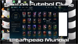 CONTA PRATA 4 BORDA OURO  / BOA E BARATA - League of Legends LOL