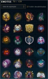 Conta Ouro 1, todos os champs, 245 skins - League of Legends LOL