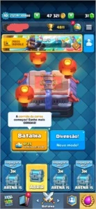 Conta Clash Royale 4800+ trofeus nivel 10