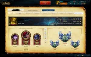 Conta League of Legends Platina 4 LOL