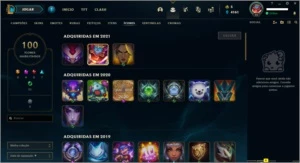 Conta league of legends platina LOL
