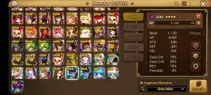 Summoners War Global com Qitian Dasheng Leah RoboDark Teshar