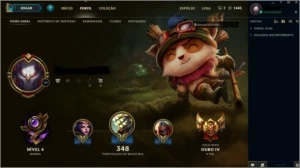 Conta LOL Gold 4/Todos Champs/110 Skins/129 ícones/12 wards. - League of Legends