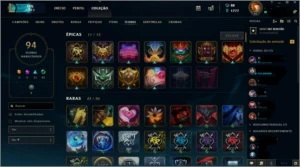 CONTA LEAGUE OF LEGENDS - UNRANKED - BORDA OURO 1 LOL