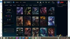 Conta lol LV333 130SKINS Quase todos os champions - League of Legends