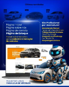 Site para Loja de Veículos com Estoque integrado