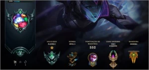 Conta Lol Plat1 121 Skins all champs + acc valorant - League of Legends