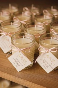 Vela no Copo Bico de Jaca Lembrancinha Batizado - Artesanato e Personalizados