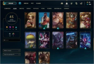 CONTA LOL PLATINA 3 BARATA - League of Legends
