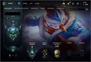 CONTA LOL PLATINA 3 BARATA - League of Legends