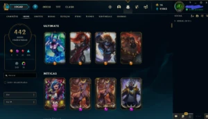 Conta Cheia de Skins, barato pra ir logo. - League of Legends LOL