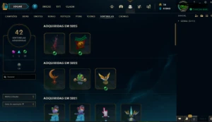 Conta Cheia de Skins, barato pra ir logo. - League of Legends LOL