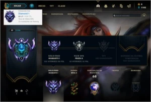 Conta DIAMANTE 1 (59% win rate), 32 champs e 6 skins - League of Legends LOL