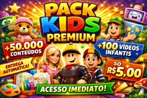🎨 +50 Mil Desenhos + Vídeos Infantis 🎁 Pack Completo - Vídeos e Cortes Cortes Virais