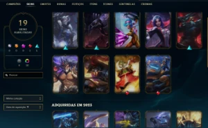 conta mestre 2024 - League of Legends LOL