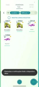 conta de pokemon go muitos lendario e 4 lendario shinny