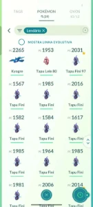 conta de pokemon go muitos lendario e 4 lendario shinny
