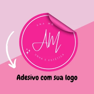 Etiquetas Redondas Personalizadas com Logotipo