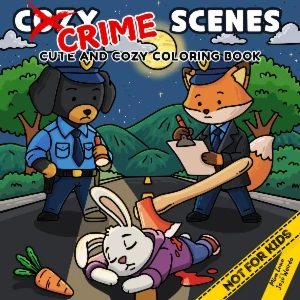 Livro de Colorir de Cenas de Crime Satírico para Adultos PDF