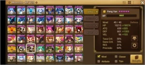 Conta Summoners war late game