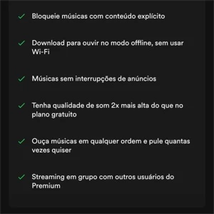 SPOTIFY PREMIUM 4 MESES INDIVIDUAL - Assinaturas e Premium