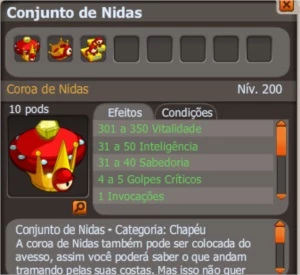 set Nidas completo (SPIRITIA) - Dofus