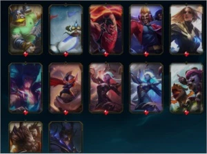 conta gold3 230 skins todos os champs - League of Legends LOL