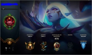 conta gold3 230 skins todos os champs - League of Legends LOL