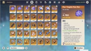 AR57 5star(38) entre armas e personagens - Genshin Impact