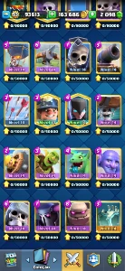 Conta de Clash Royale