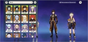 Conta ar 56 com 9 personagens 5 estrelas - Genshin Impact