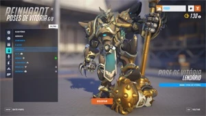 Overwatch - 7 armas douradas e 191 skins douradas - Blizzard