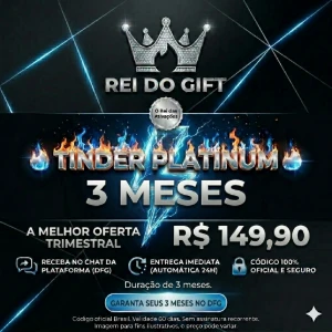 Tinder Platinum 3 Meses - Código Digital