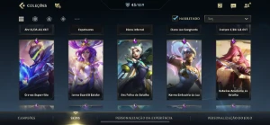 Grão mestre - várias skins top - League of Legends: Wild Rift LOL WR