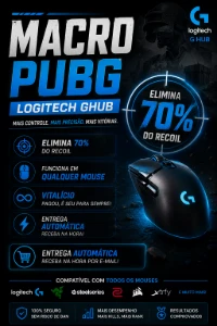 Macro Pubg Ghub Vitalício