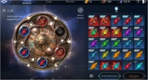 Conta Mir4 lvl 65 68k de power 26% de mineração