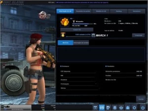 Conta Tenente Coronel 1 com Clã - Point Blank PB