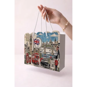 Kit 15 Sacolinhas Londres Inglaterra - Pegue e Monte