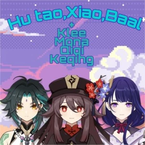 Hutao,Xiao,Baal +Quatro 5*/ Ar 56 - Genshin Impact