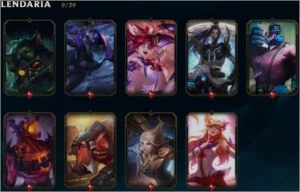 Conta GOLD com mais de 60k em rp de skins boas. - League of Legends LOL
