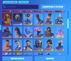 Conta de fornite full acesso +150 skins - Fortnite